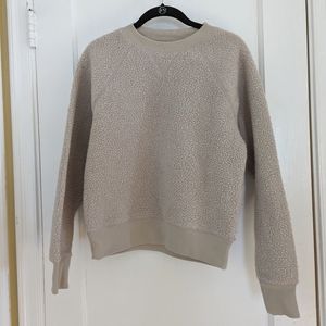 Everlane Renew Fleece Sweatshirt in Sandstone